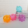 Piggy Bank Transparent Shape Money Visible Cute Cartoon Pig Saving Box for Daily Life