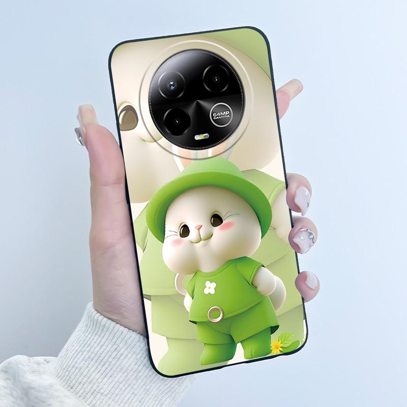 Case For BLU Bold K50 Phone Case Luxury Cute Love Rabbit Cartoon Funny Pattern Cover Shell Black Soft Silicone Protective Casing