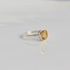 Кольца с драгоценными камнями Цитрин Кольцо с драгоценными камнями Стерлинговое серебро 925 Твердый красный камень Модные массивные кольца для женщин Идея подарка Ювелирные изделия с драгоценными камнями