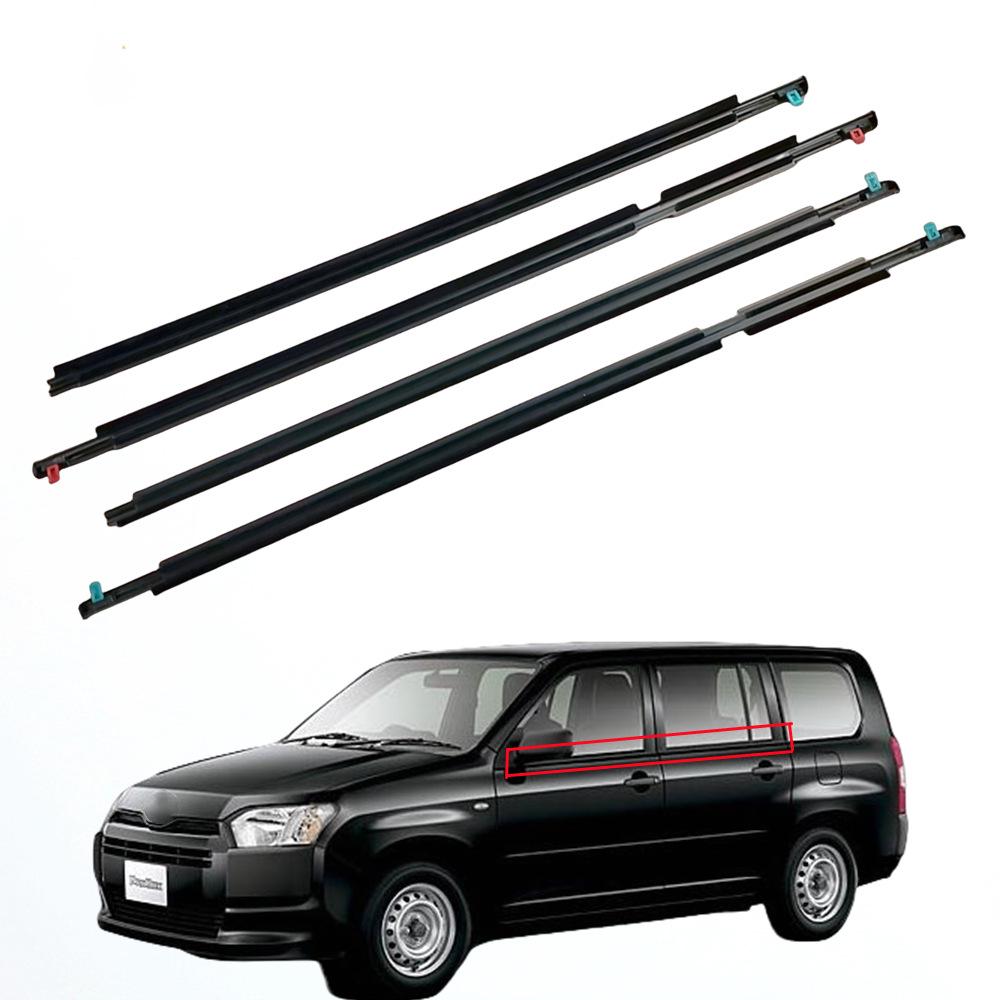 Черный Дефлектор Воды и Уплотнительная Лента для Toyota Probox 2002-2014 Отделка Окна