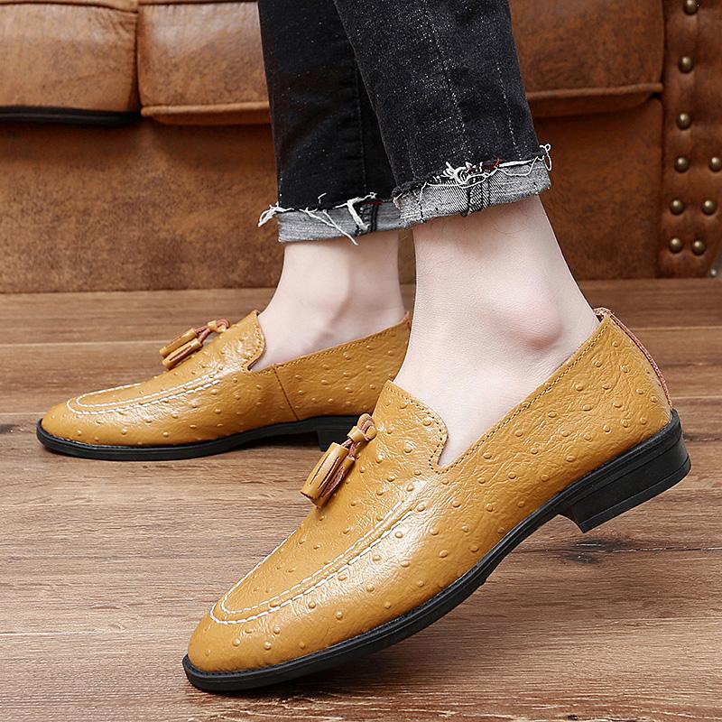 Брендовые белые мужские кожаные туфли с кисточками, повседневные мокасины, мужские туфли-оксфорды, туфли-лодочки на плоской подошве, деловые мужские лоферы