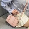 Fashion Trendy Ladies Crossbody Bags Solid Color Boston Handheld Shoulder Bags for Women Simple Small Leather Female Handbags