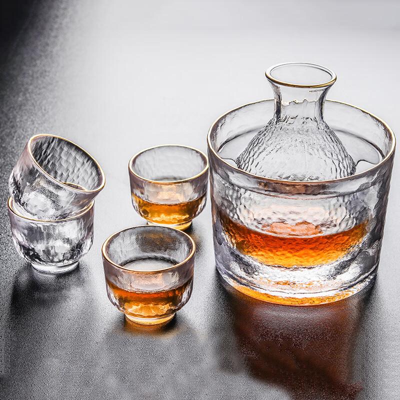 VAKADA Glass Sake & Baijiu Warming Set