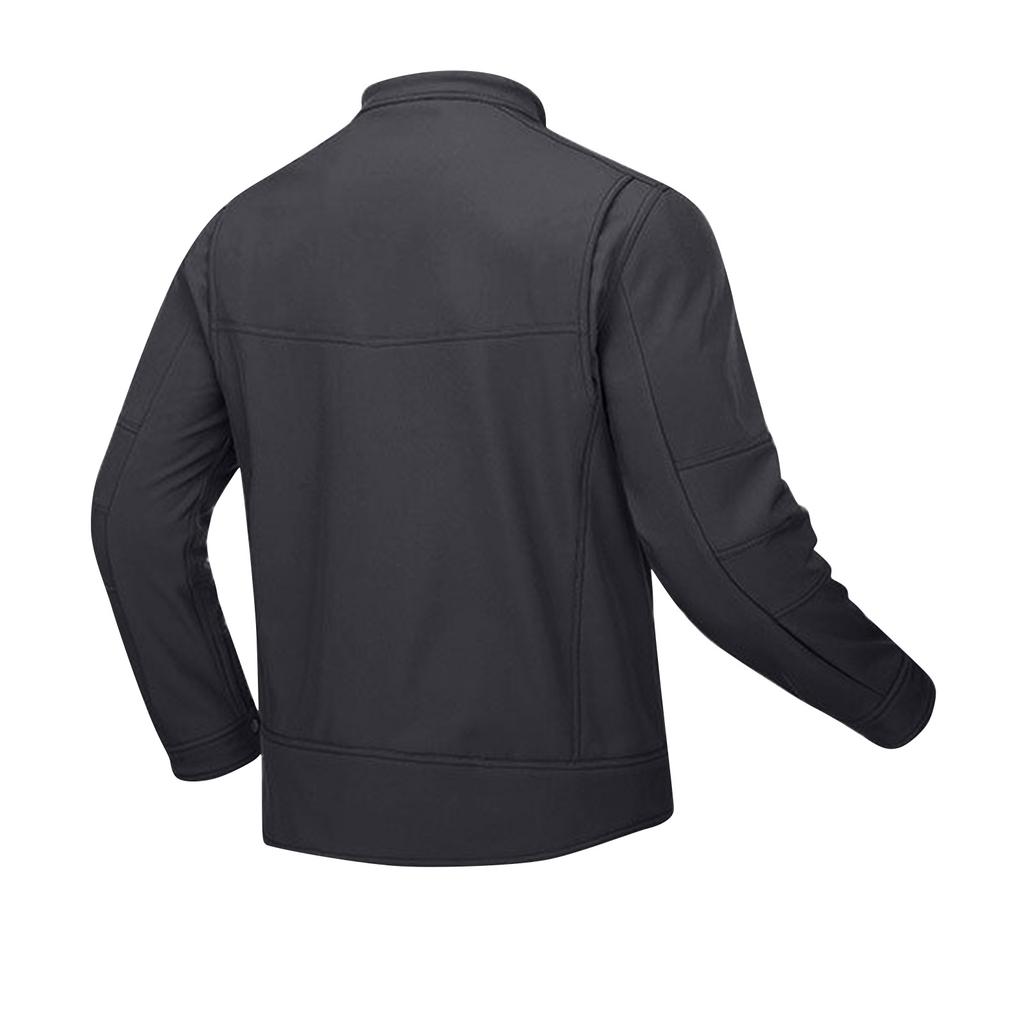 Мужские зимние однотонные куртки Мужские модные куртки Дышащие ветрозащитные куртки Куртки для занятий спортом на открытом воздухе