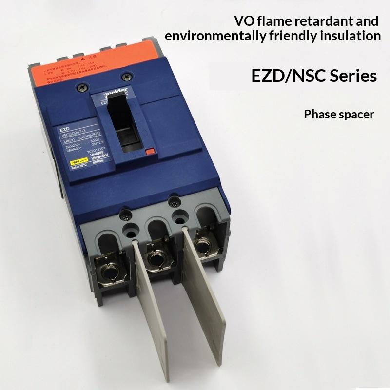 5Pcs EZD NSC Series Circuit Breaker Phase Spacer V0 Flame Retardant Insulation Barrier EZD(NSC)60/100 EZD160/250 EZD(NSC)400/630