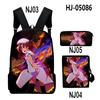 Мода Новинка When They Cry Higurashi 3D Печать 3 шт./Набор Школьные сумки Рюкзак для ноутбука Повседневный рюкзак Наклонная сумка через плечо Пенал
