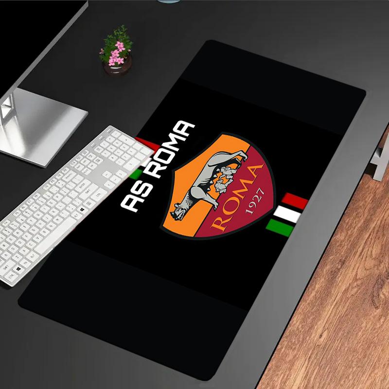 Roma Football Club Emblem Mouse pad Mouse pad, Gaming Mouse Pad, keyboard pad, Desk Decor for computer notebook Fan Gift Birthday Gift