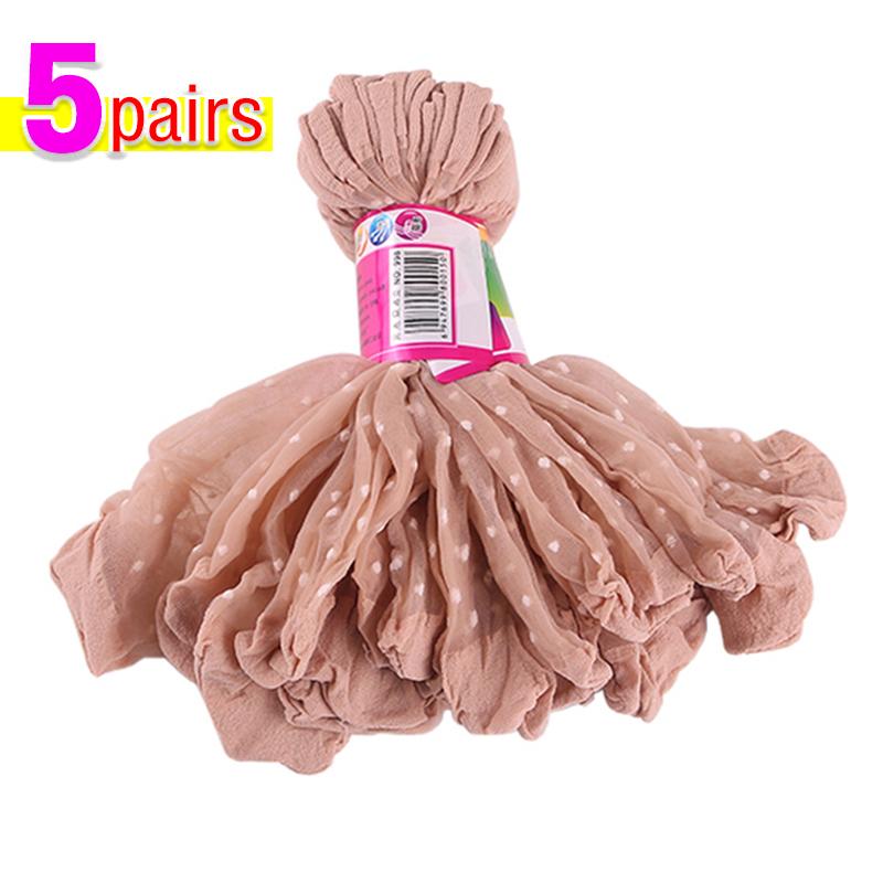 Женские дышащие носки Сексуальные черные носки с точечным узором цвета кожи для девочек Модные летние прохладные Высокоэластичные кружевные короткие носки