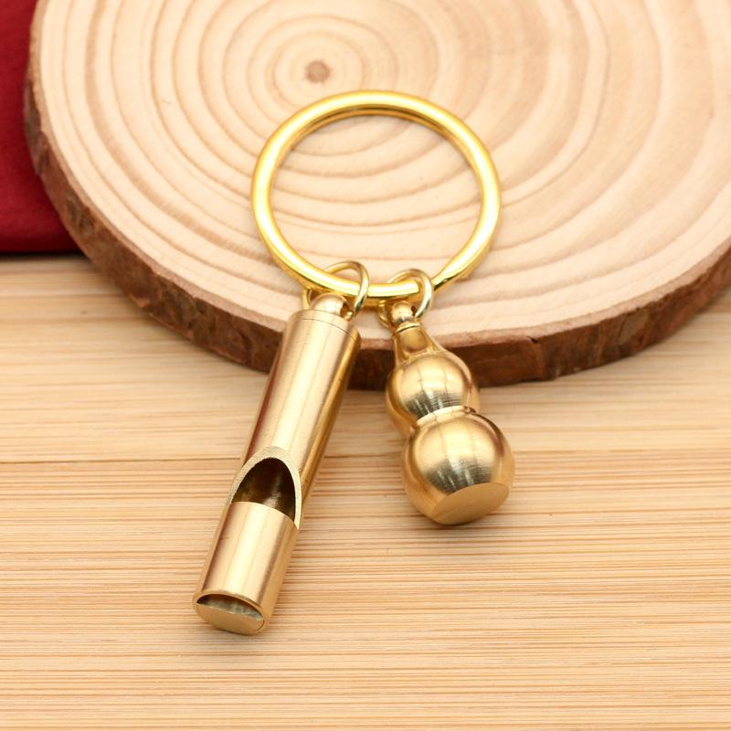 Латунный свисток Высокодецибельный Портативный Уличный свисток для пешего туризма, кемпинга, спасательный свисток, свистки для тренировок судей, уличные гаджеты