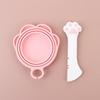 Universal Size Reusable Cat Dog Silicone Sealing Pet Food Spoon Can Covers Tin Opener Can Lids