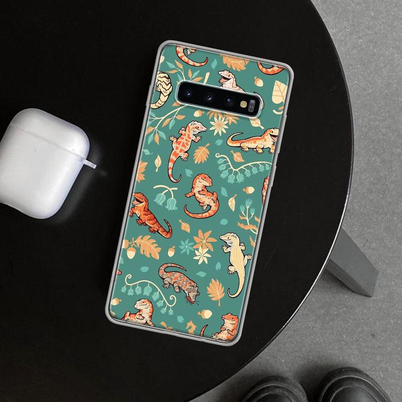 Lizards Geckos Phone Case Cover for Samsung Galaxy S26 S25 Edge S24 S23 Ultra S22 Plus S21 FE S20 + Art Customized Fundas Galaxy