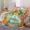 Custom 1pc Princesses Gather Around Castle Blanket, Soft And Comfortable Blanket, Casual Warm, Camping Travel Blanket, Birthday Gift Q910207