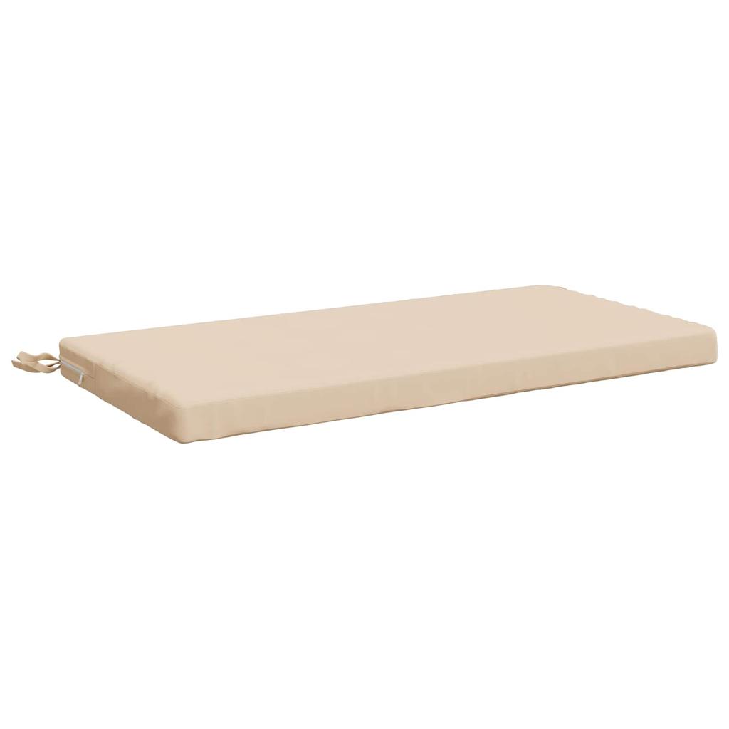 Bench Cushion SOEST 100percent Polyester Cream 60 x 40 x 5 cm