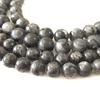 Natural Stone Grey Round Spacer Loose Lavik Rock Labradorite Beads Jewelry Making 4/6/8/10mm
