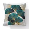 Ginkgo Leaves Pillows Case Home Decorative Cushion Cover Golden Polyester Print Pillowcase Car Sofa Pillow Case Home Decor 45*45