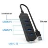 USB-C 3.0 удлинитель: 4-портовый Type-C хаб для расширения компьютера и планшета