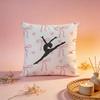 Fun Dance Step Illustration Cushion Cover Comfortable Durable Pillow Cover MultiScene for Home Office Car Sofa