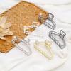 Unique Fashion Hair Accessories Ladies Geometric Metal Korean Hair Claw Clip