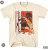 Vintage Heunisex Battle Panel Graphic Cotton Tshirt Unisex Retro Cartoon Short Sleeve Tee