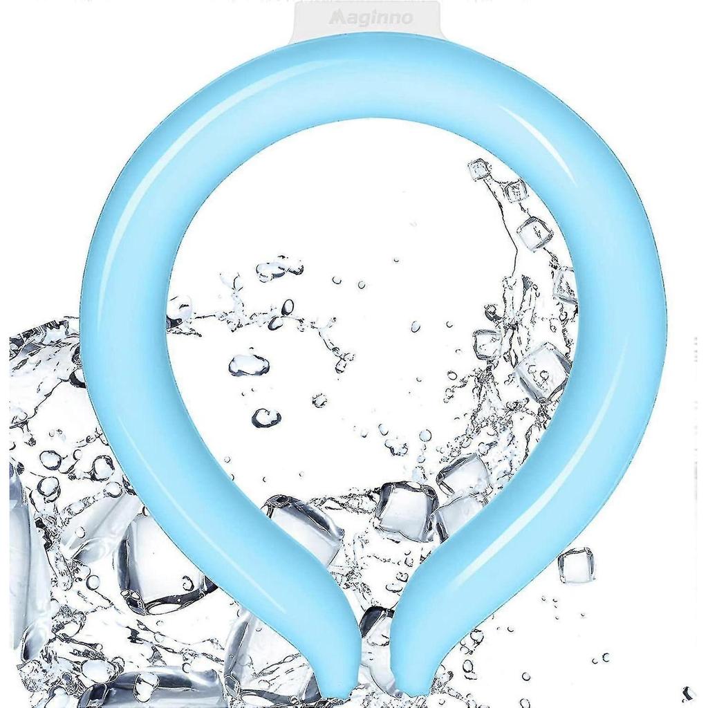 Neck Cooling Ring, Neck Cooling Tube, Wearable Cooling Tube Cool Neck Wraps For Extremely Hot Summer Cold Ice Pack Gel