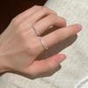 Изысканное серебряное женское гладкое кольцо-ободок - 2026 Модный нишевый дизайн для указательного пальца