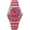 TIMEX QTIMEX Women's Quartz Watch, 5 ATM Water Resistant, Plastic, Pink Dial, TW2W41000 [Authentic]