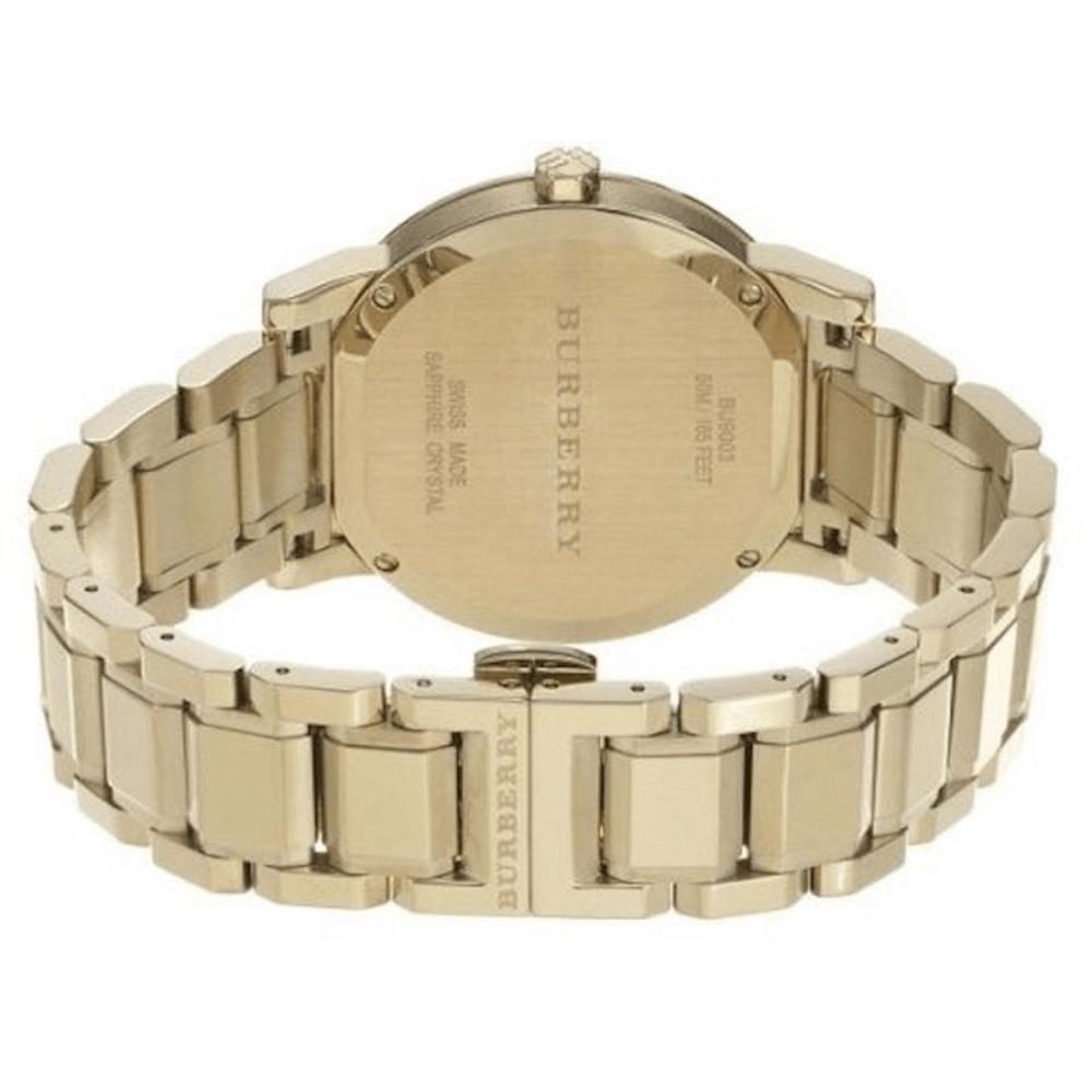 Burberry BU9003 Белый циферблат Нержавеющая сталь Унисекс Часы