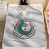 Algeria football Printed Flannel Blanket, soft throw for bedroom sofa, washable,soccer fan merchandise, great gift.