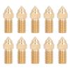 10Pcs Brass Hotend Nozzles High Speed 1.750.4mm for ENDER 7 3D Printer Parts Accessories