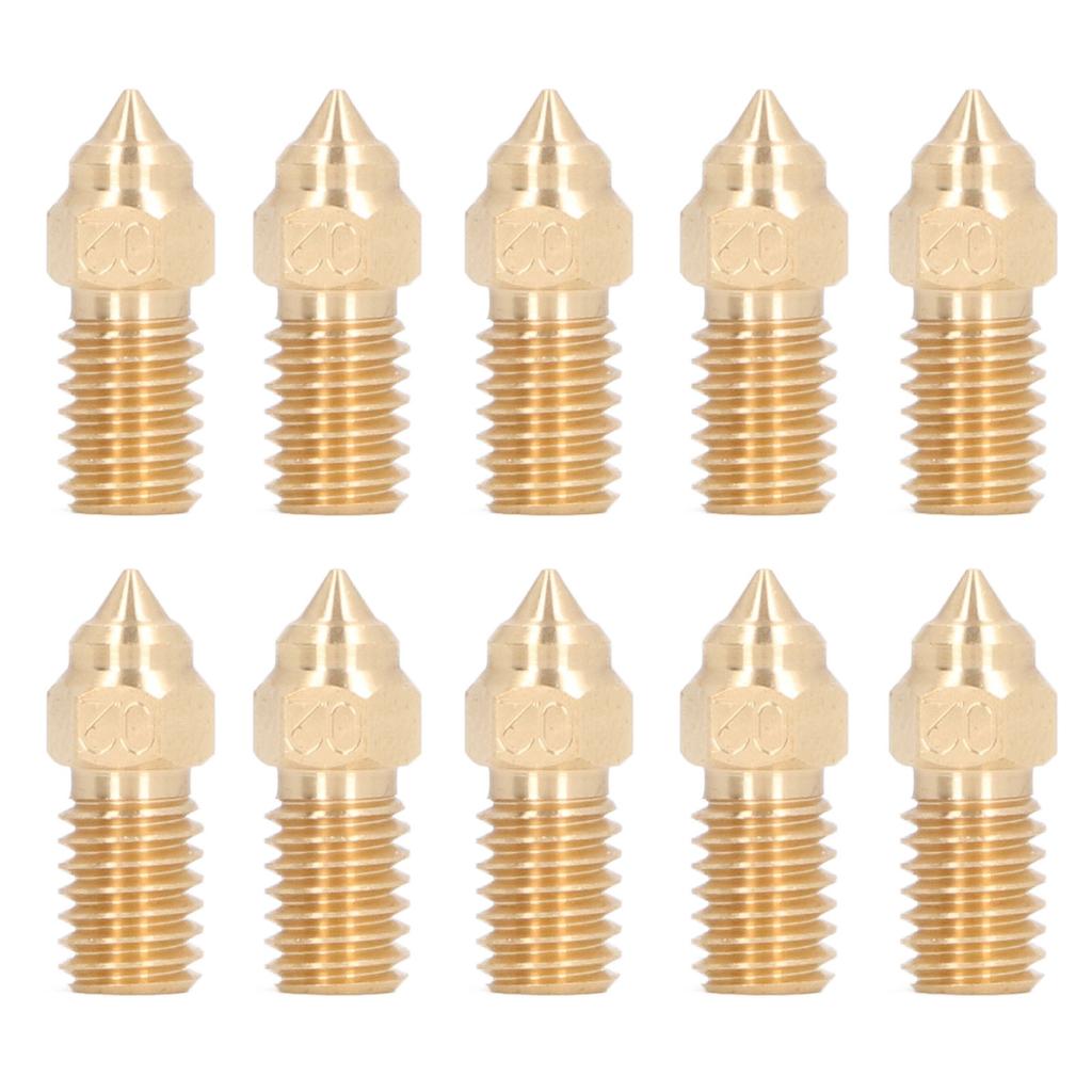 10Pcs Brass Hotend Nozzles High Speed 1.750.4mm for ENDER 7 3D Printer Parts Accessories