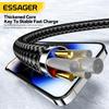 Essager 4 в 1 USB C Lightning Cable 65W PD Провод для быстрой зарядки для iPhone 14 13 Pro Max iPad HUAWEI Xiaomi Tablets Type C Cable