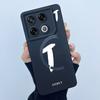 Case For Infinix GT 20 Pro Case Lucky Initial Letter Shockproof Silicone Soft Phone Cover For InfinixGT20 Pro gt 20Pro 5G Bumper