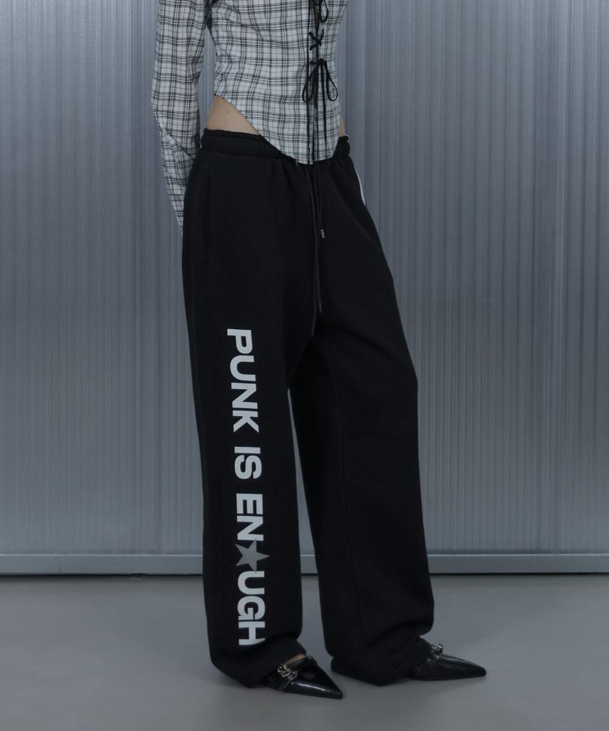 SETUP-EXE Punk Wappen Sweatpants / Black
