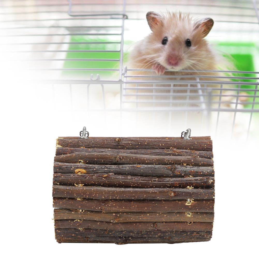 Игрушки для жевания хомяка Подвесной туннель Мост Маленькие животные Клетка для хомяка Игрушки Тип крючка