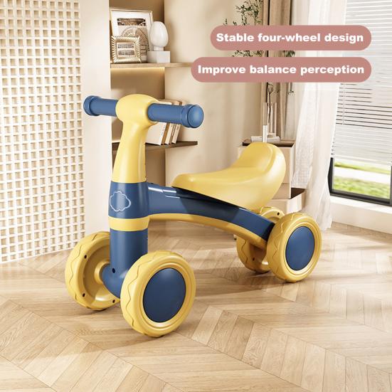 Детский беговел для мальчиков и девочек 45294 года, самокат для малышей, 4 колеса