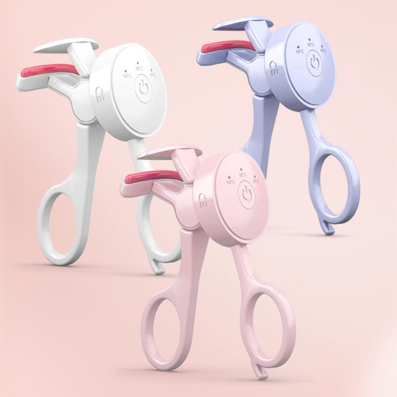 Портативный электрический подогреваемый щипчик для завивки ресниц USB-перезаряжаемый подогреваемый щипчик для ресниц для женщин Долговечный Защита от ожогов Фиксация ресниц