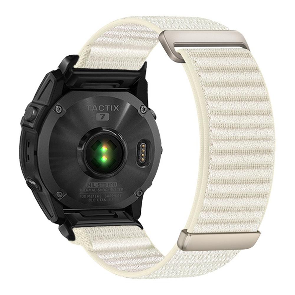 20mm Watch Band For Garmin Fenix 7S / 7S Pro / 6S / 6S Pro Two-Piece Magic Tape Nylon Woven Wrist Strap