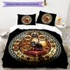 Beetle Life Cycle Pattern Bedding,Quilt Set Quilt Cover Pillowcase Home Birthday Gift (1*duvet cover+2*pillowcase,without core)