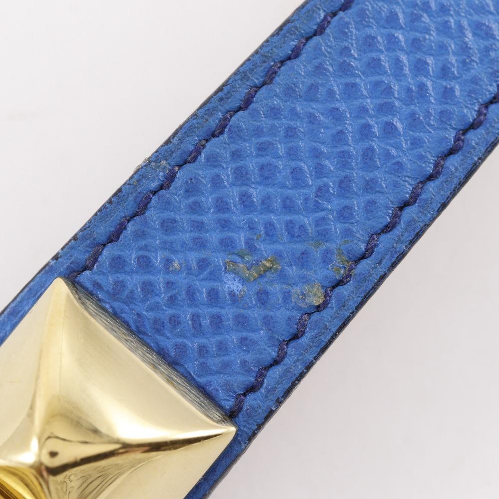 HERMES Medor Watches WhiteDial Plated Gold/leather Quartz Analog display Women Used