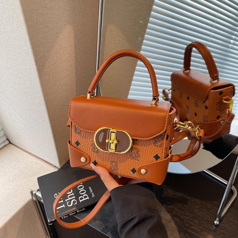 Small Bag Women's Summer New Fashion Messenger Bag Casual Portable Box Small Square Bag