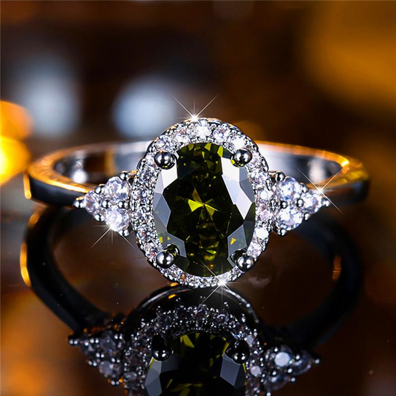 Милое женское черное овальное обручальное кольцо с цирконием, модный цвет, свадебные украшения для невесты, подарок для женщин