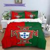 Wc Portugal Pattern Bedding Set Quilt Cover Pillowcase Home Decor Gift (1 * duvet cover + 2 * pillowcase, without core)