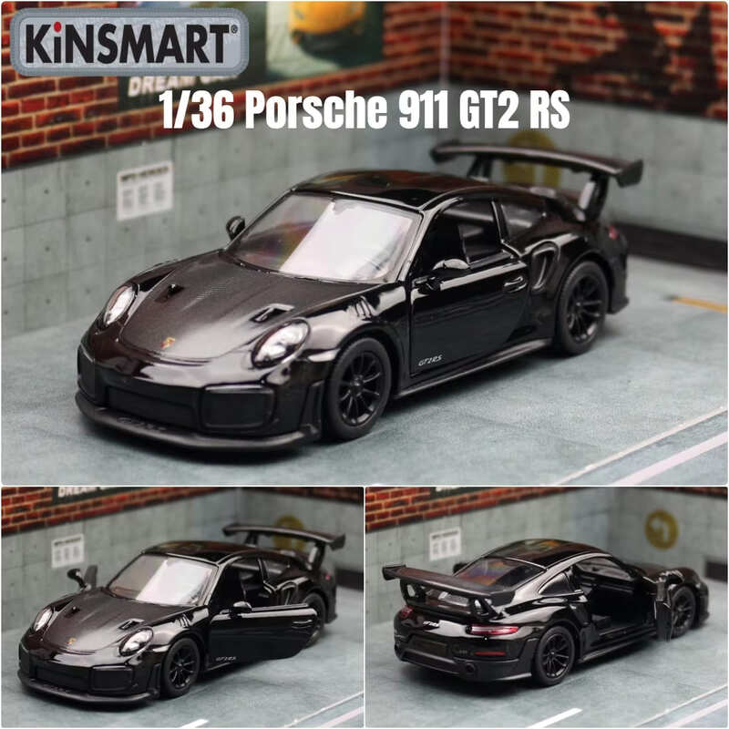 1:36 игрушечных моделей автомобилей Porsche 911 GT3 RS Super Racing Car, литые под давлением миниатюрные коллекционные автомобили, украшения, подарок, подходит для детей и мальчиков