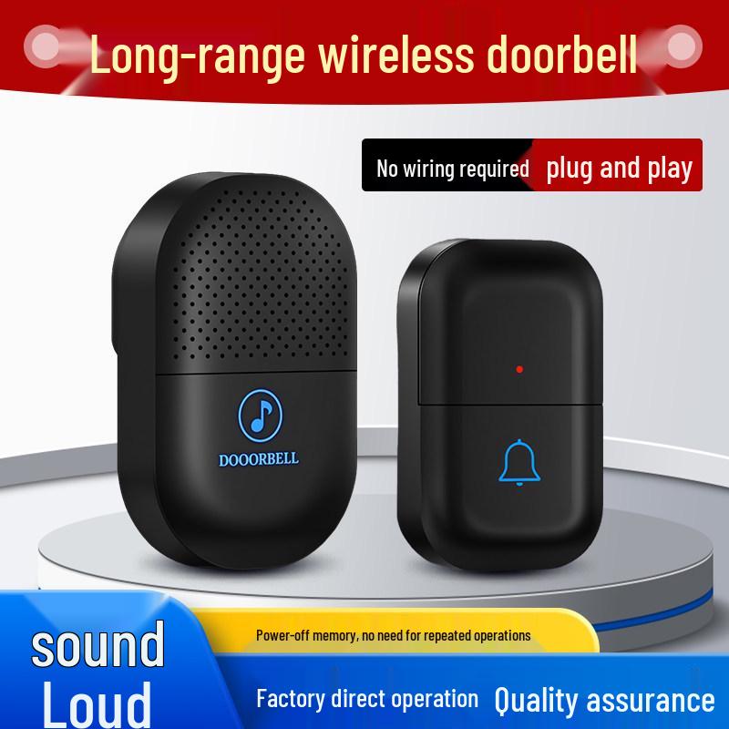 Wireless Smart Doorbell System with Help Button for Elderly Assistance