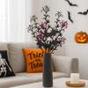 Realistic Artificial Bats Branch 48cm Bats Stems Decor  Happy Halloween Decor