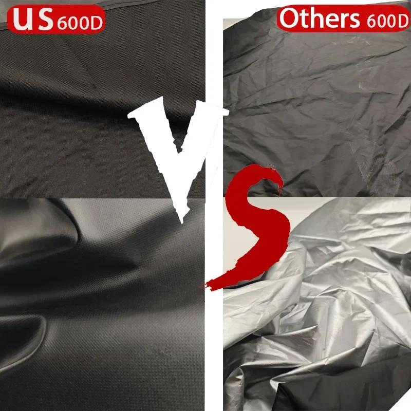 For Ford Transit Custom For VW T5 T6 Campervan For RV 600D 420D 210D Black Rear Barn Door Awning Cover Waterproof Sunshade