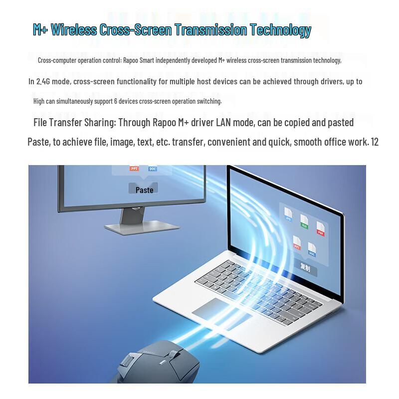 Rapoo MT760 Multi-mode Wireless Mouse