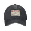 Computer With Sourires Anime Funny Mr Robot Custom Retro Cowboy Washed Baseball Caps For Men Denim Sun Hat Hip Hop Peaked Cap