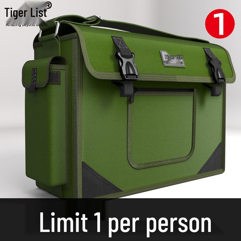 Износостойкая холщовая сумка-кроссбоди для инструментов электрика