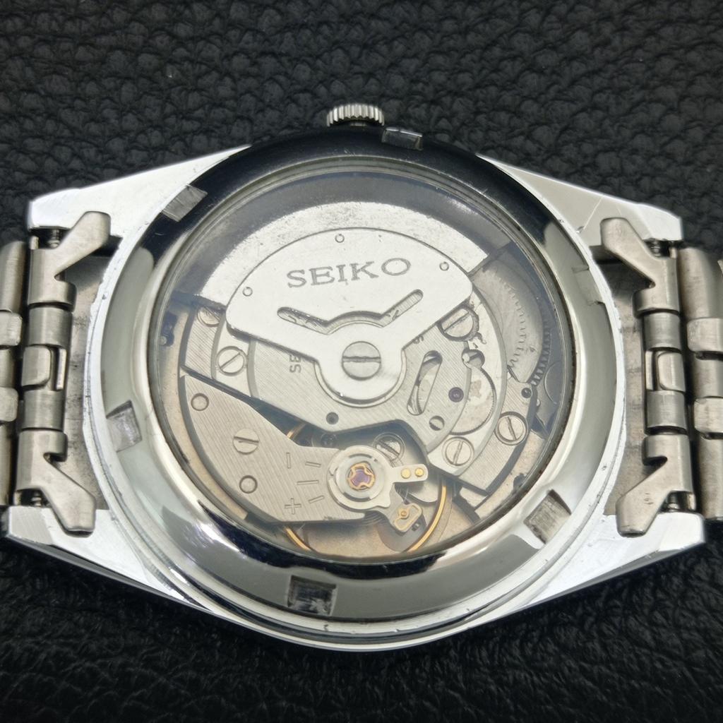 ЯПОНИЯ ВИНТАЖНЫЕ ВОССТАНОВЛЕННЫЕ МУЖСКИЕ АВТОМАТИЧЕСКИЕ ЧАСЫ SEIKO 5 6309A БЕЛЫЕ a442496-1